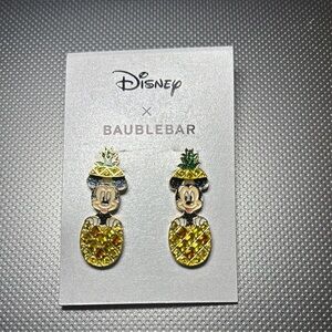 Disney x BaubleBar Mickey Pineapple Earrings